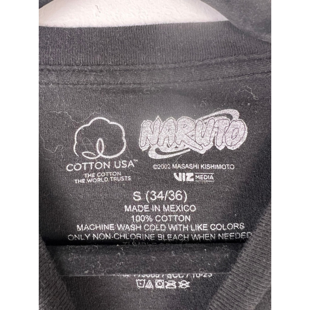 Naruto Anime T Shirt Small Black Graphic Kakashi Sasuke Sakura Licensed Tee - Picture 3 of 4